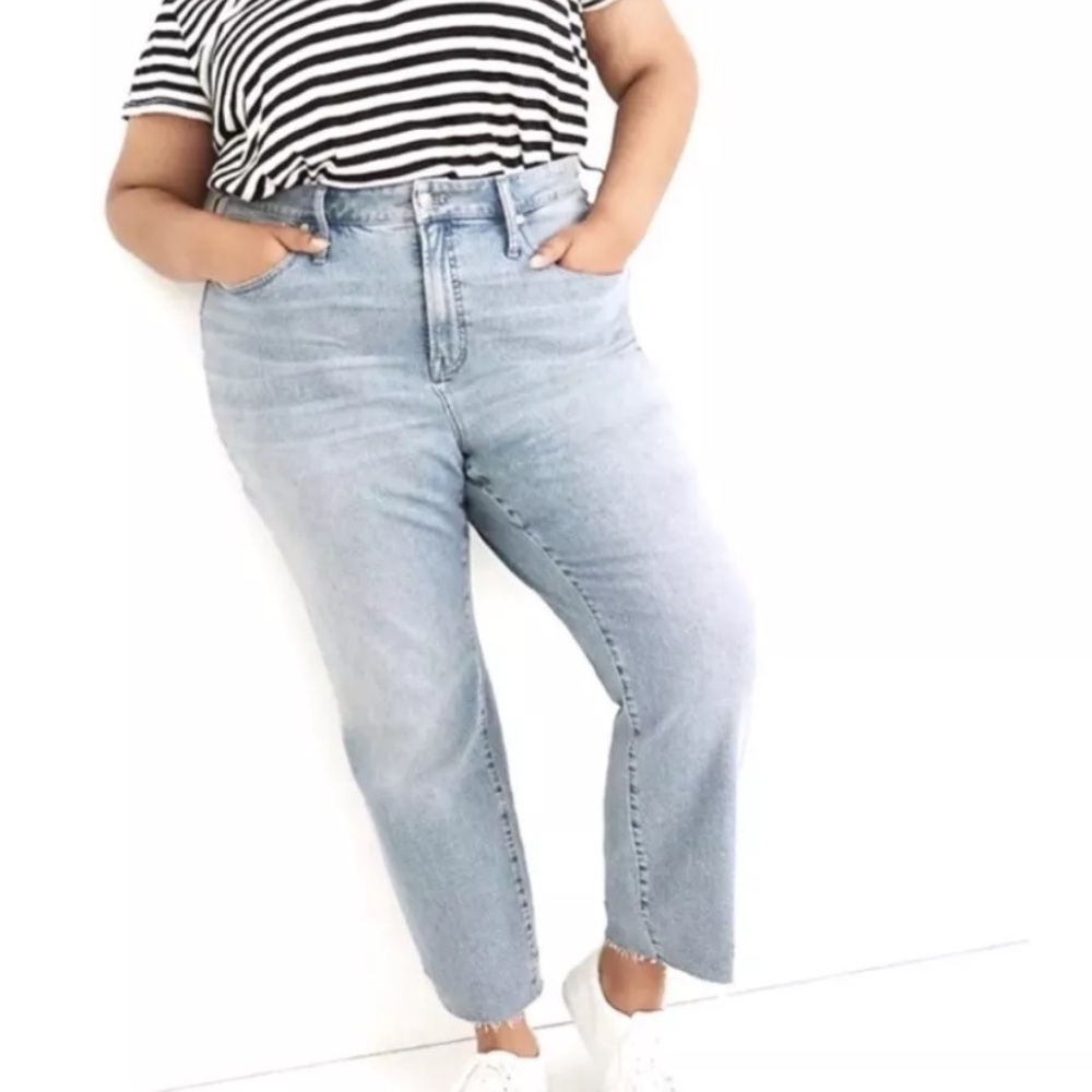 Madewell Perfect Vintage Jeans Fitzgerald Wash High Rise Straight Size 37